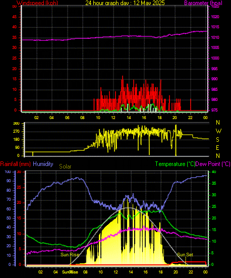 24 Hour Graph for Day 12
