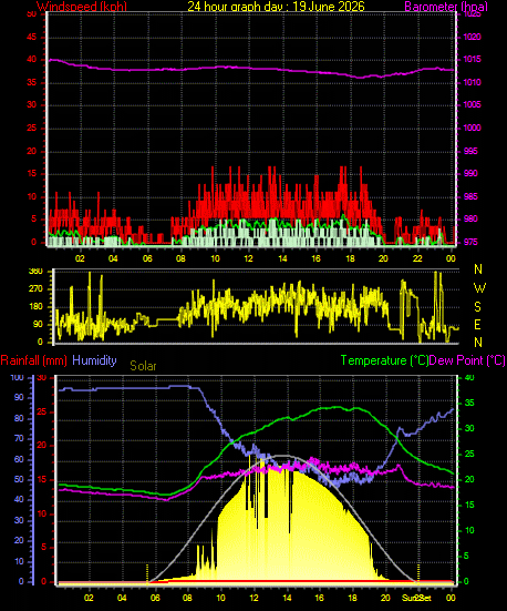 24 Hour Graph for Day 19