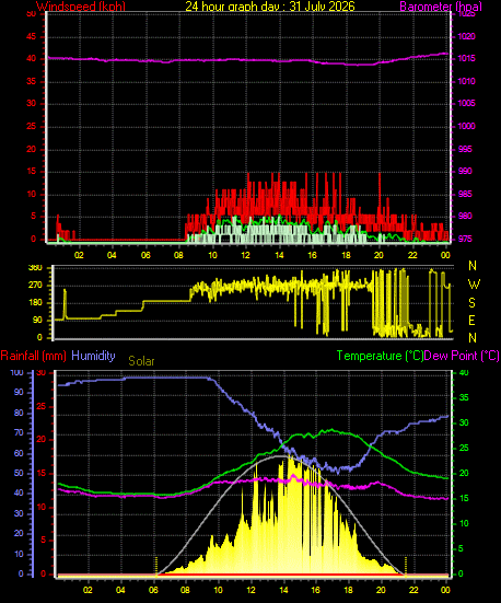 24 Hour Graph for Day 31
