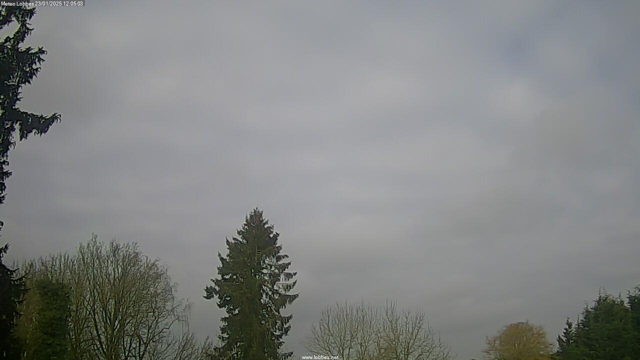 Météo Lobbes webcam 2025-01-23